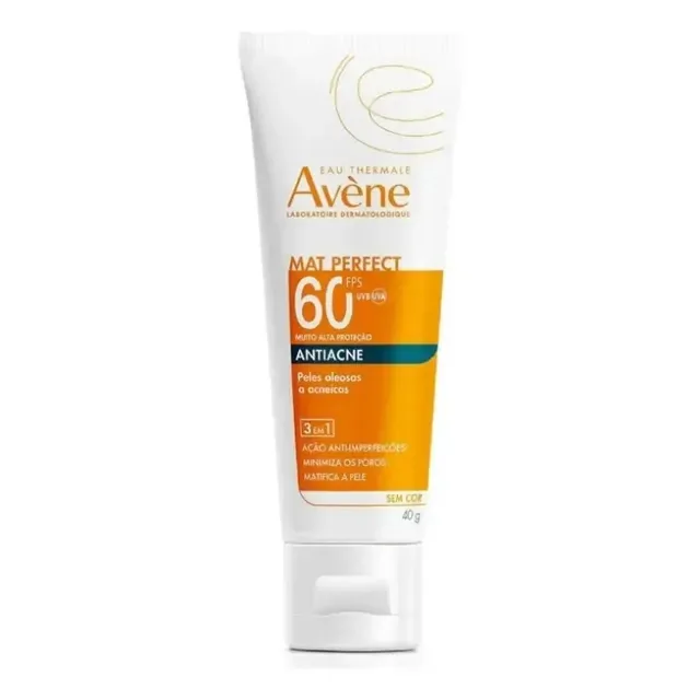 Avène Protetor Solar Mat Perfect Fluido Antiacne Fps 60 40g