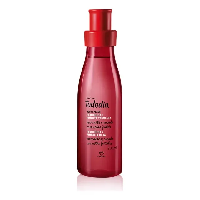 Body Splash Natura Tododia Framboesa E pimenta Vermelha 200ml