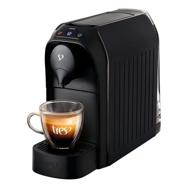 Cafeteira Passione Automática Multipressão Três Corações Preto Brilhante