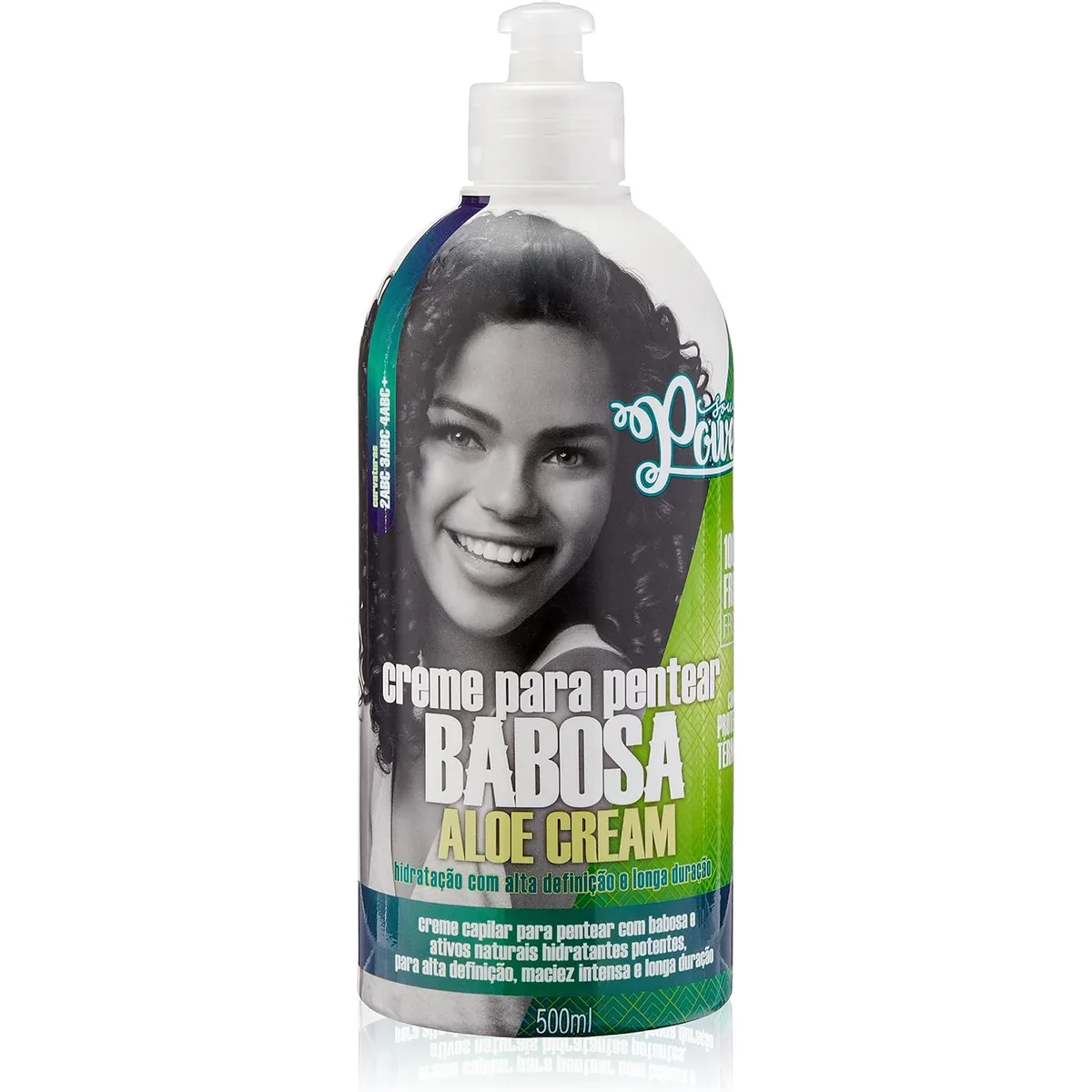 Creme para Pentear Babosa Soul Power - Define e Recupera Fios Ressecados - 500ml