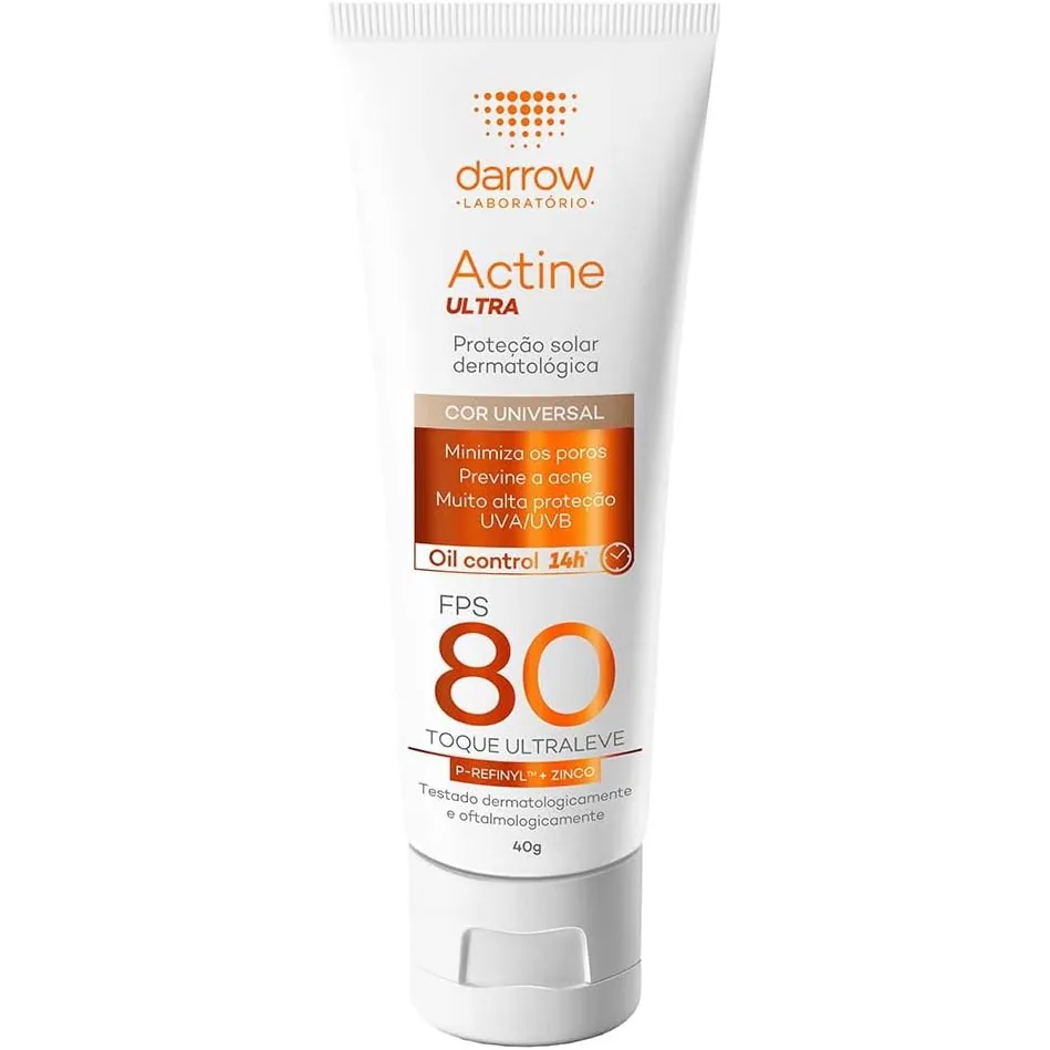Darrow Actine - Protetor Solar Ultra Fps80 - Cor Universal Cor: Branco