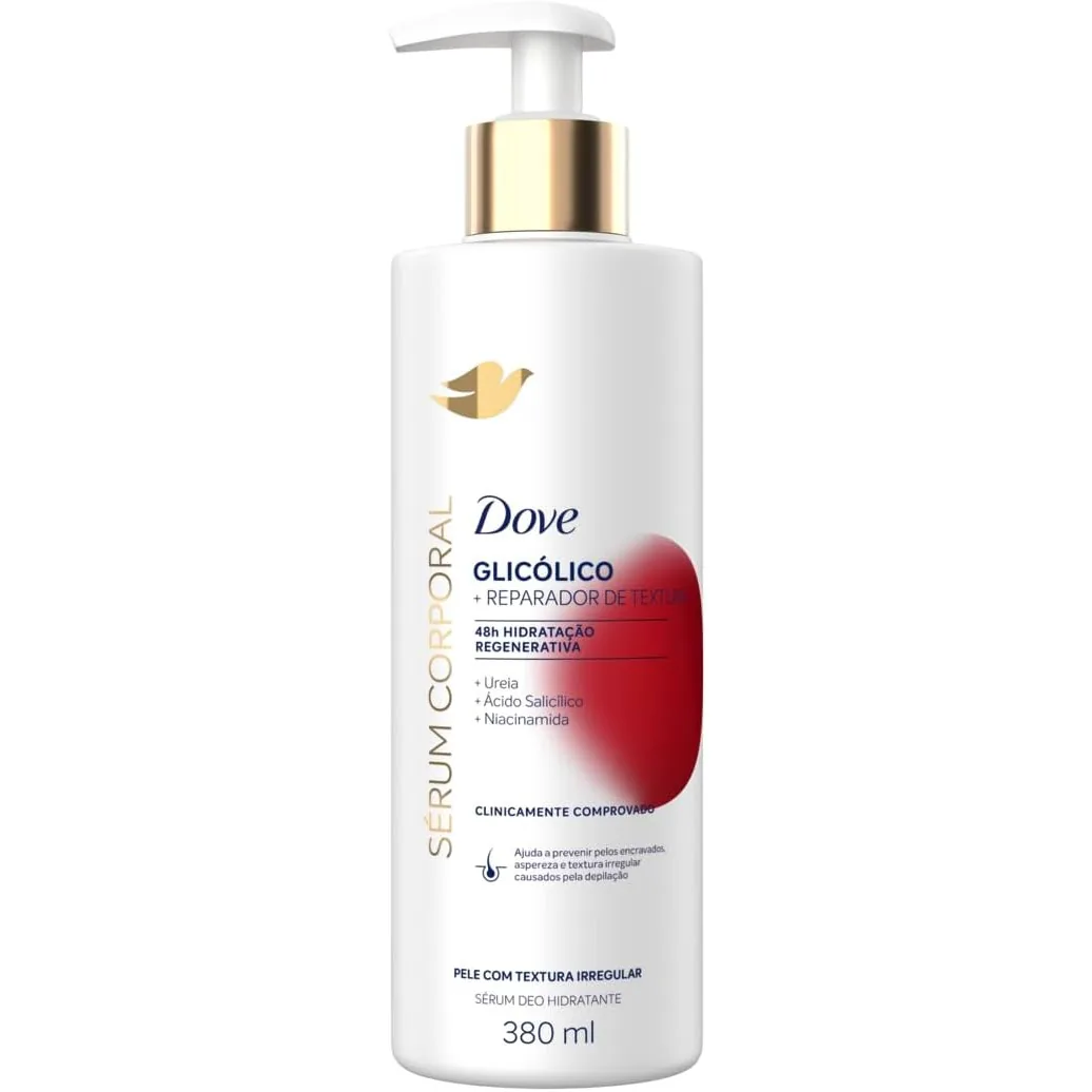 Dove Hidratante Sérum Corporal Glicólico + Reparador de Textura 380ml