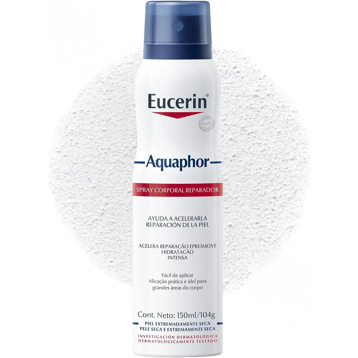 EUCERIN Spray Corporal Reparador Aquaphor 150ml, Hidratação Intensiva 360°, Hidratante Corporal