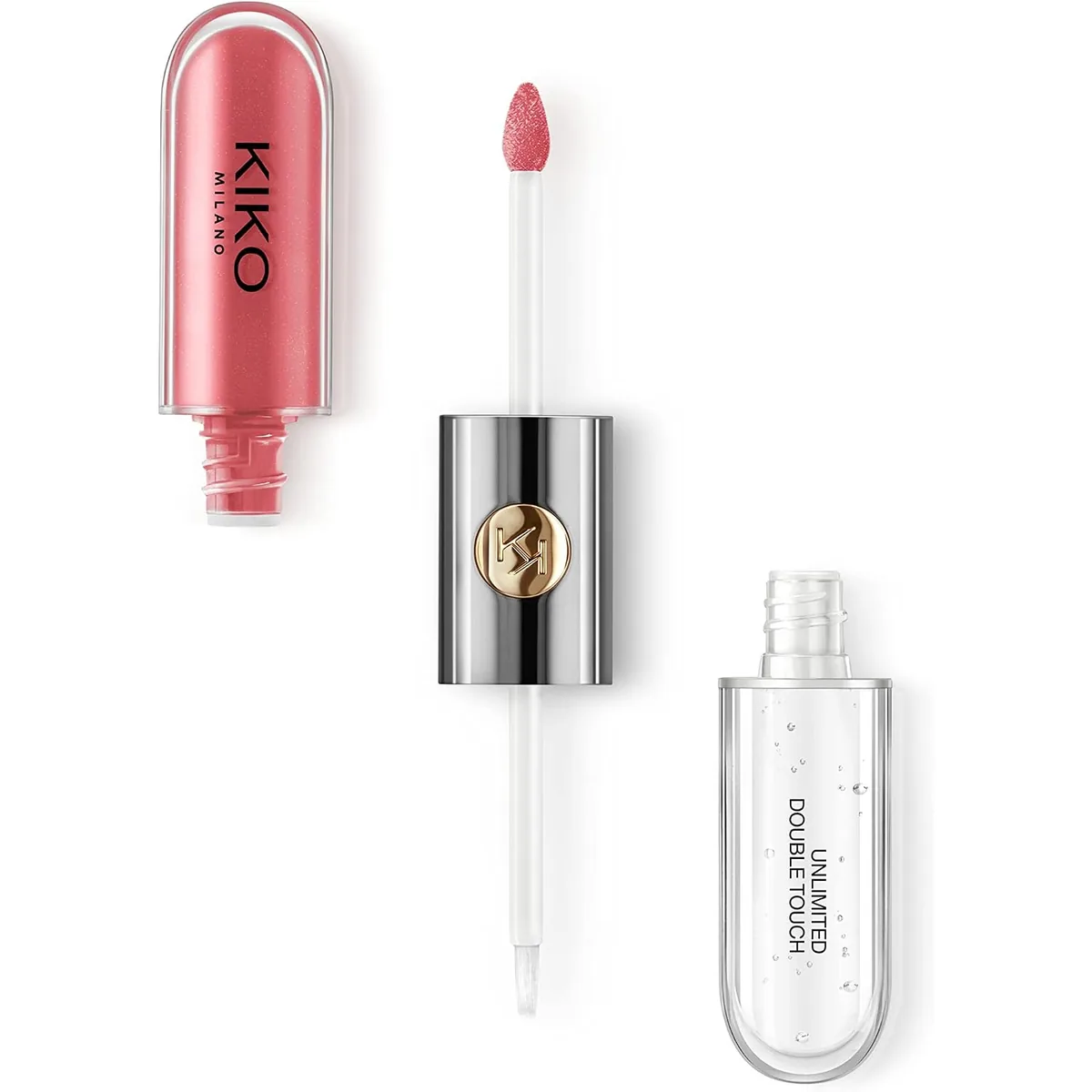 KIKO MILANO, Unlimited Double Touch, Batom e Gloss Incolor, Cor