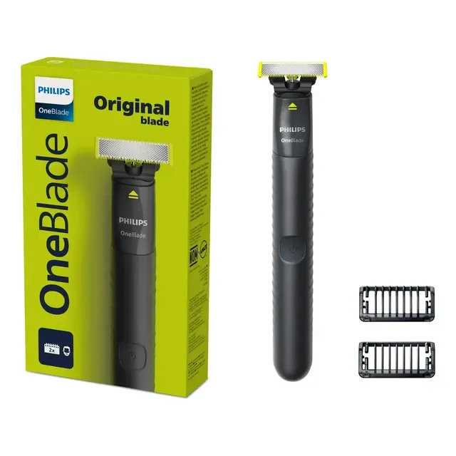 Máquina de barbear Philips OneBlade QP1424/10 preta