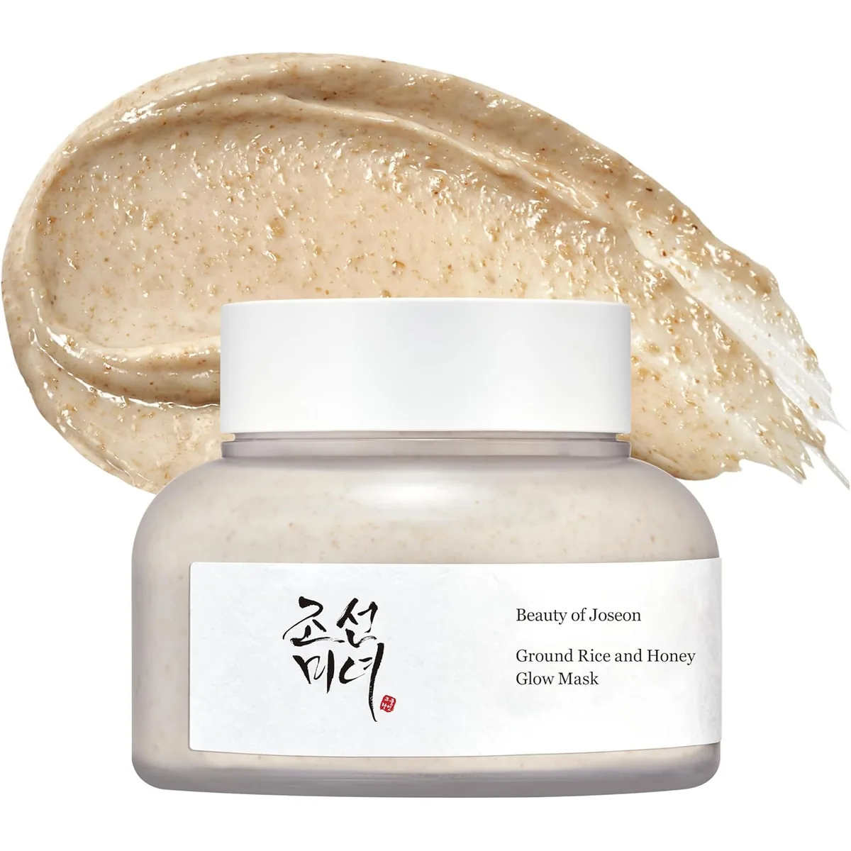 Máscara Brilhante de Arroz Moído e Mel 150 ml - Máscara Facial Nutritiva para Iluminar, Hidratar e Suavizar a...