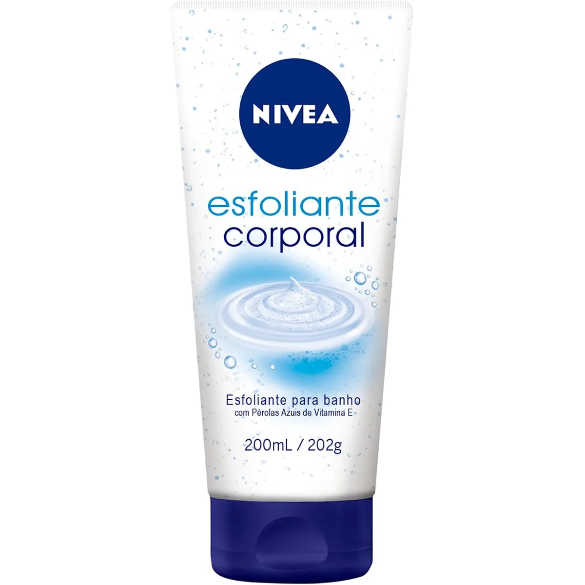 NIVEA Esfoliante Corporal para Banho 200ml, Esfoliação Suave, Remove Impurezas, Renovação Celular, Pele...