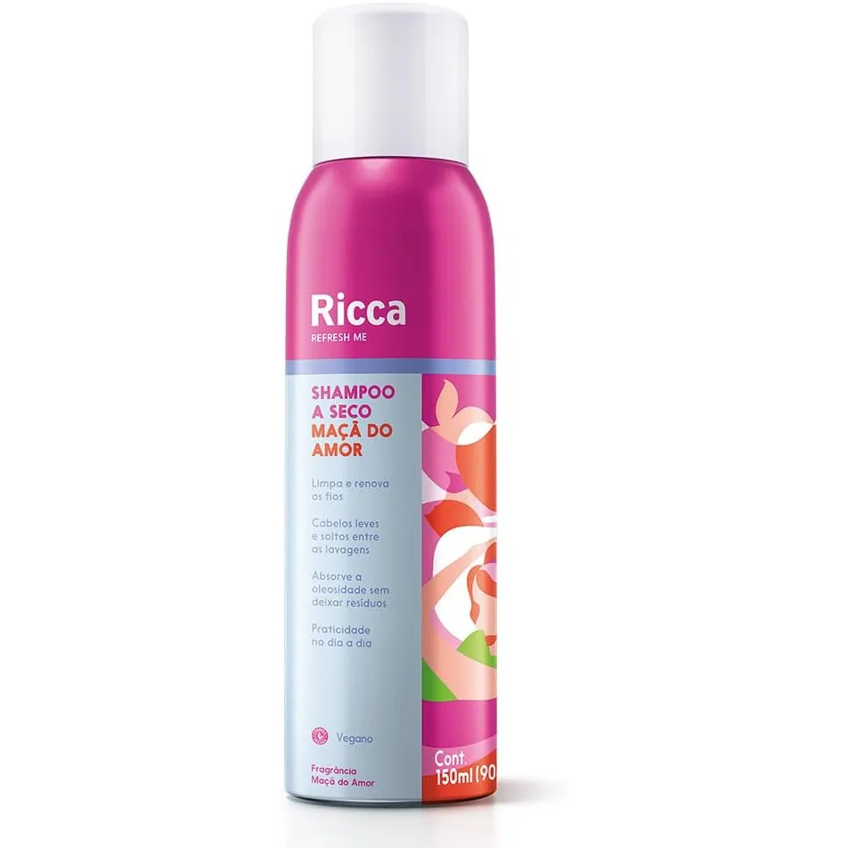Ricca Shampoo A Seco Maçã do Amor 150ml