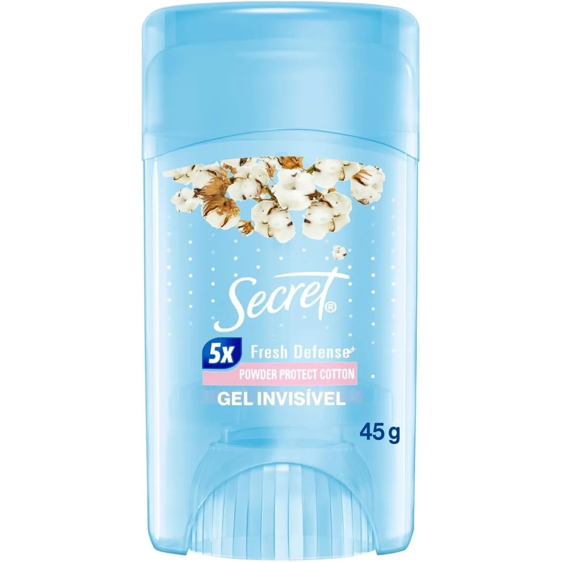 Secret Desodorante Antitranspirante em Gel Proteção de Algodão 45g