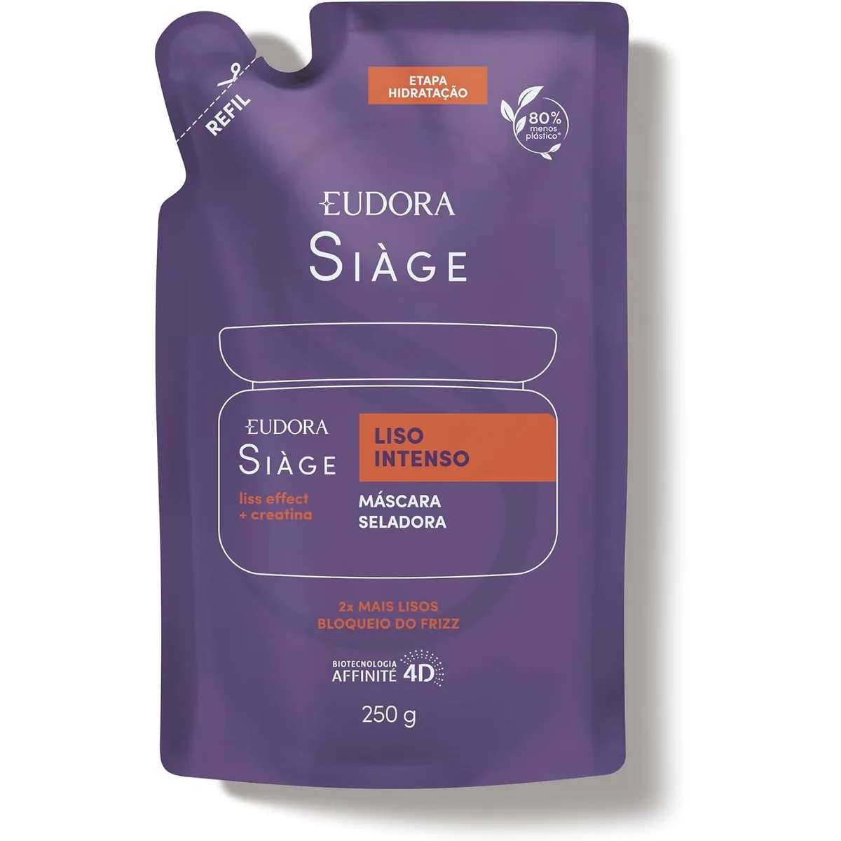 SIAGE REFIL MÁSCARA CAPILAR LISO INTENSO 250g