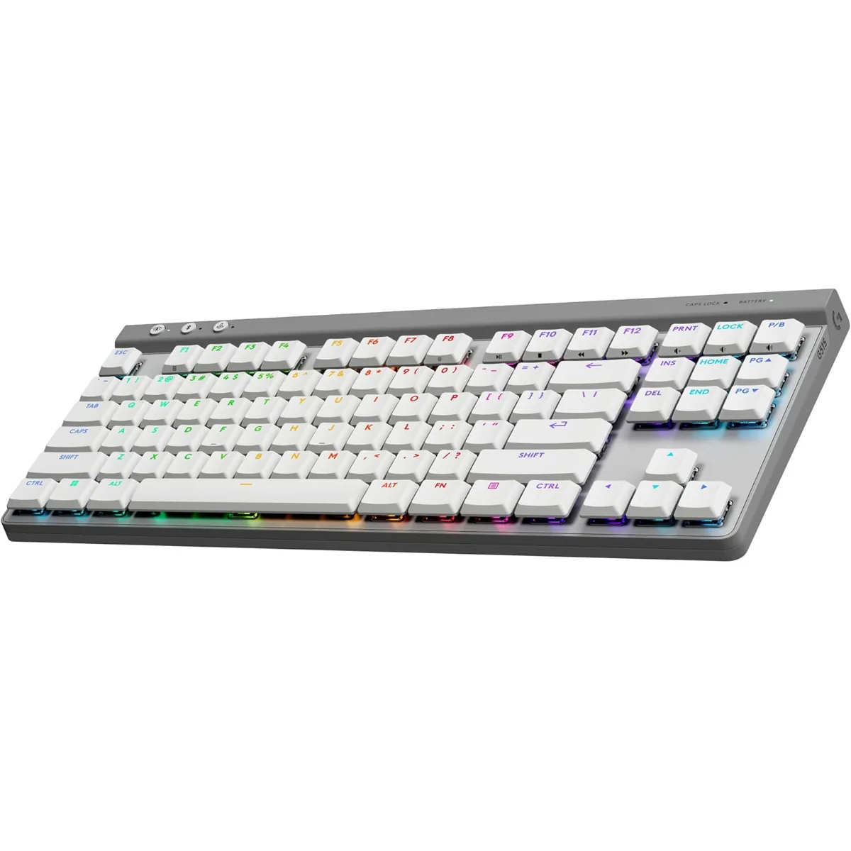 Teclado Mecânico Gamer Sem Fio Logitech G515 com Design TKL,Tecnologia LIGHTSPEED, RGB LIGHTSYNC, Conexão USB...