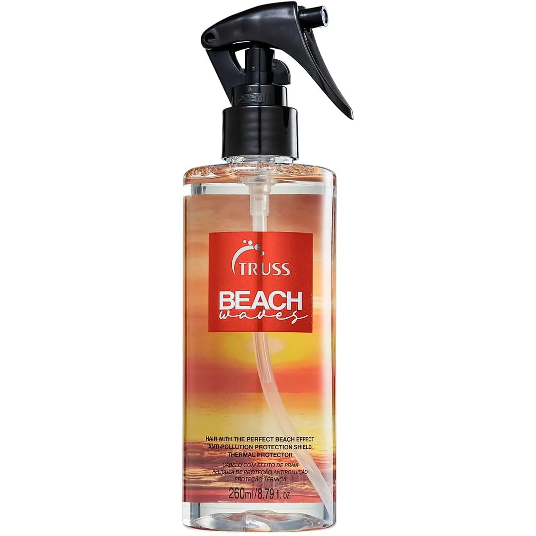 Truss Finalizador Beach Waves | Spray Texturizador para Ondas Naturais e Proteção Térmica | 260ml